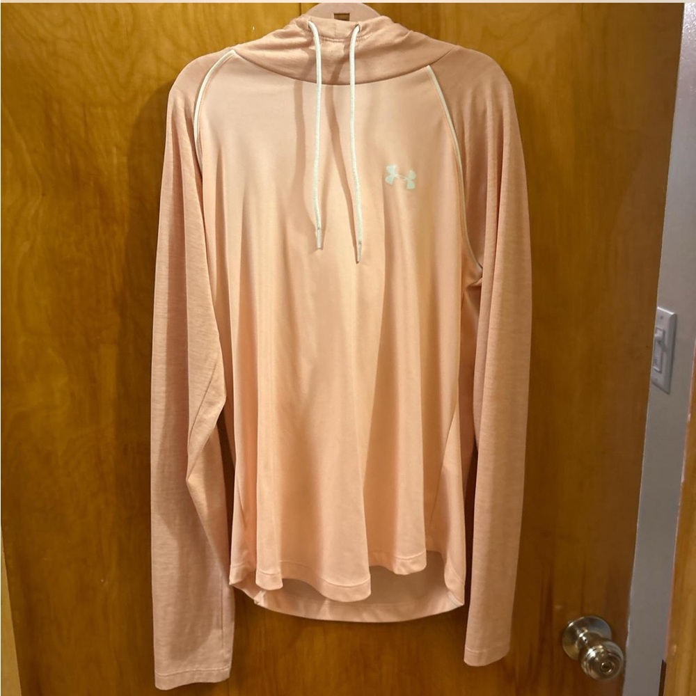 Under Armour Light Peach Long Sleeve Top